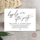 Vrolijk ooit na het moderne huwelijksdiner kaart