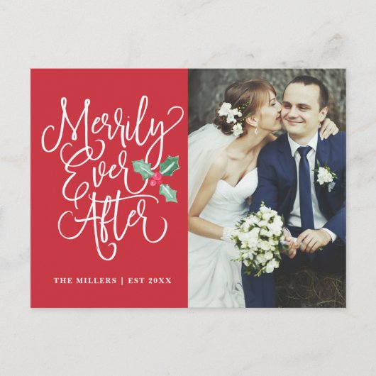 Vrolijk ooit na vakantie foto dank je wel feestdagenkaart (Voorkant)