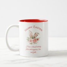 vrolijk ooster, waterverf florale konijnenoren roo