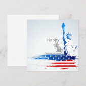 Vrolijk op 4 juli bedankkaart (Voorkant / Achterkant)