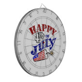 Vrolijk op 4 juli dartbord (Voorkant Links)