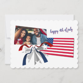 Vrolijk op 4 juli feestdagenkaart