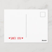 Vrolijk op 4 juli | Handtekening Amerikaanse vlag Briefkaart (Achterkant)