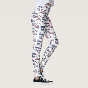 Vrolijk op 4 juli leggings