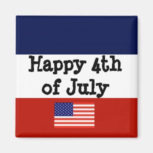 Vrolijk op 4 juli magneet