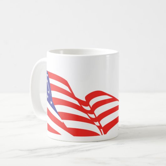 Vrolijk op 4 juli Mok (Voorkant links)