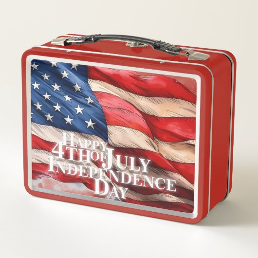 Vrolijk op 4 juli - Onafhankelijkheidsdag (Achterkant)