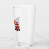 Vrolijk op 4 juli - Onafhankelijkheidsdag Glas (Links)