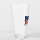 Vrolijk op 4 juli - Onafhankelijkheidsdag Glas (Rechts)