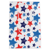 Vrolijk op 4 juli / Onafhankelijkheidsdag Medium Cadeauzakje (Achterkant)