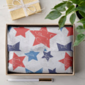 Vrolijk op 4 juli / Onafhankelijkheidsdag Tissuepapier (Geschenk)