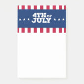 Vrolijk op 4 juli post-it® notes (Voorkant)