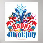 Vrolijk op 4 juli poster (Voorkant)