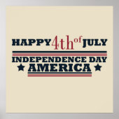 Vrolijk op 4 juli poster (Voorkant)