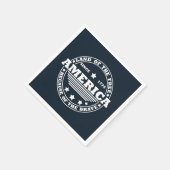 Vrolijk op 4 juli servet (Hoek)