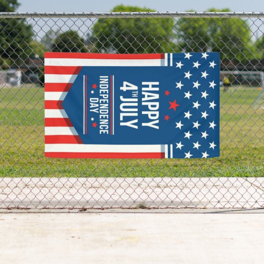 Vrolijk op 4 juli spandoek (Insitu)