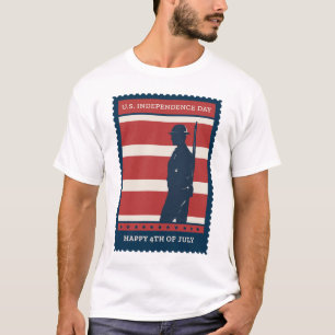 Vrolijk op 4 juli t-shirt
