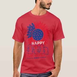 Vrolijk op 4 juli t-shirt