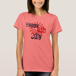 Vrolijk op 4 juli t-shirt