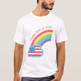 Vrolijk op 4 juli t-shirt