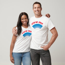 Vrolijk op 4 juli t-shirt