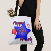 Vrolijk op 4 juli tote bag (Dichtbij)