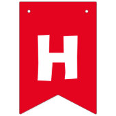 Vrolijk op 4 juli vlaggetjes (Tweede vlag)