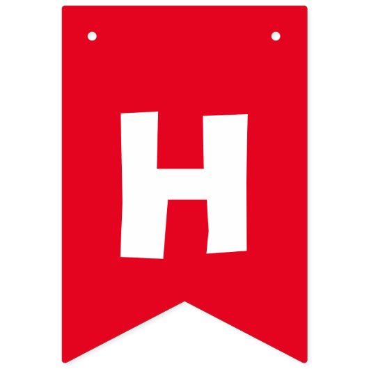 Vrolijk op 4 juli vlaggetjes (Tweede vlag)