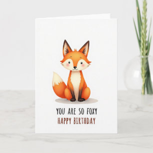 Vrolijk Oranje Dierenkaart Kaart