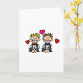 Vrolijk Paar Kaart (Gele Bloem)