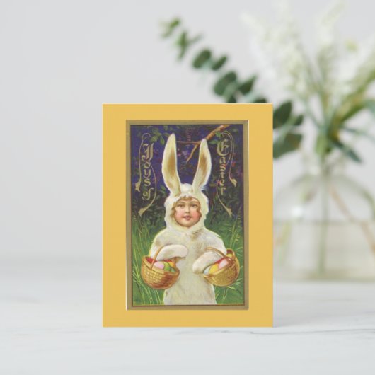 Vrolijk Paas  Briefkaart (Staand voorkant)
