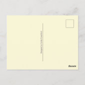 Vrolijk paasachtig Waterverf maakt het trager schi Briefkaart (Achterkant)