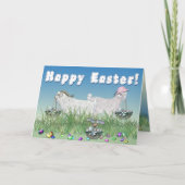 Vrolijk Paasangorgeiten Feestdagen Kaart (Voorkant)