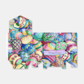 Vrolijk paasbeitje voor paaseieren bedankdoosjes (Uitgevouwen)