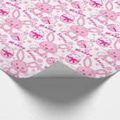 Vrolijk paasbrood en eieren in de onmiddellijke ve cadeaupapier (Hoek)