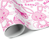 Vrolijk paasbrood en eieren in de onmiddellijke ve cadeaupapier (Rol Hoek)