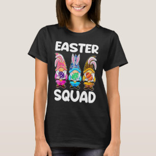Vrolijk paasdag Bunny Gnome Hug Paaseieren verkuil T-shirt