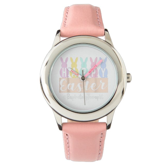 Vrolijk Paasdagcadeau voor uw Kinderen Horloge (Voorkant)