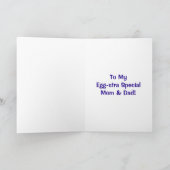 Vrolijk paaseistra Special Mam & Pap. Feestdagen Kaart (Binnen)