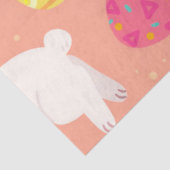 Vrolijk paaskip en konijn tissuepapier (Detail)