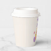 Vrolijk paasmandje en vlinders papieren bekers (Rechts)