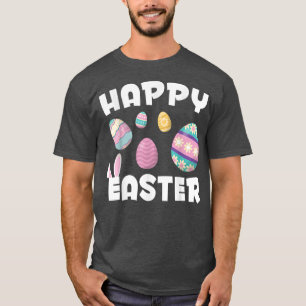 Vrolijk Paasmeisjes die paaseieren koelen T-shirt