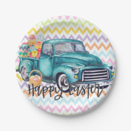 Vrolijk paaspapier Borden Papieren Bordje