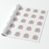 Vrolijk paaspapier - Verpakking Cadeaupapier (Uitgerold)