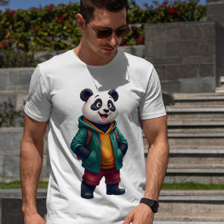 Vrolijk Panda T-shirt – klaar voor avontuur