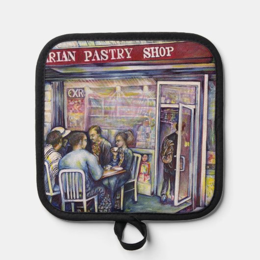 vrolijk pannenlap (Voorkant)