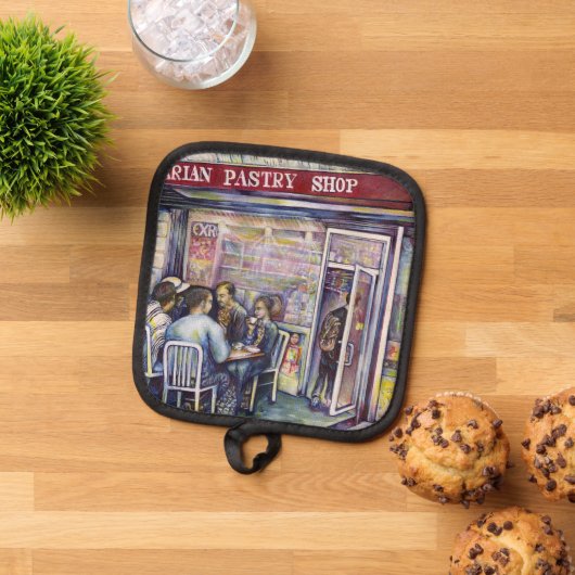 vrolijk pannenlap (Top down)