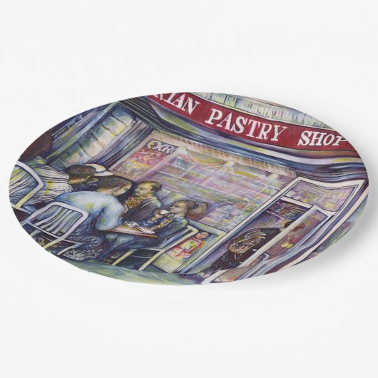 vrolijk papieren bordje (Gekanteld)