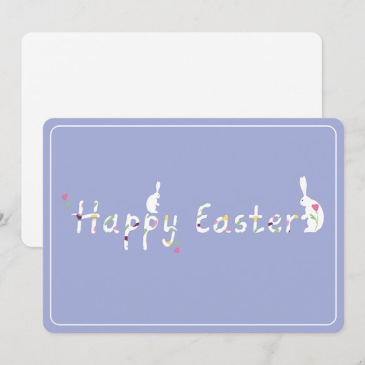 Vrolijk Pasen. (Voorkant / Achterkant)