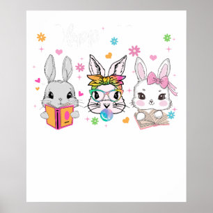 vrolijk pasen (2), retro, vintage poster